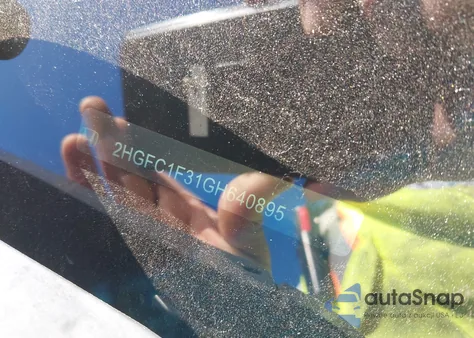 2016 Honda Civic Ex-T from USA, damaged, VIN 2HGFC1F31GH640895